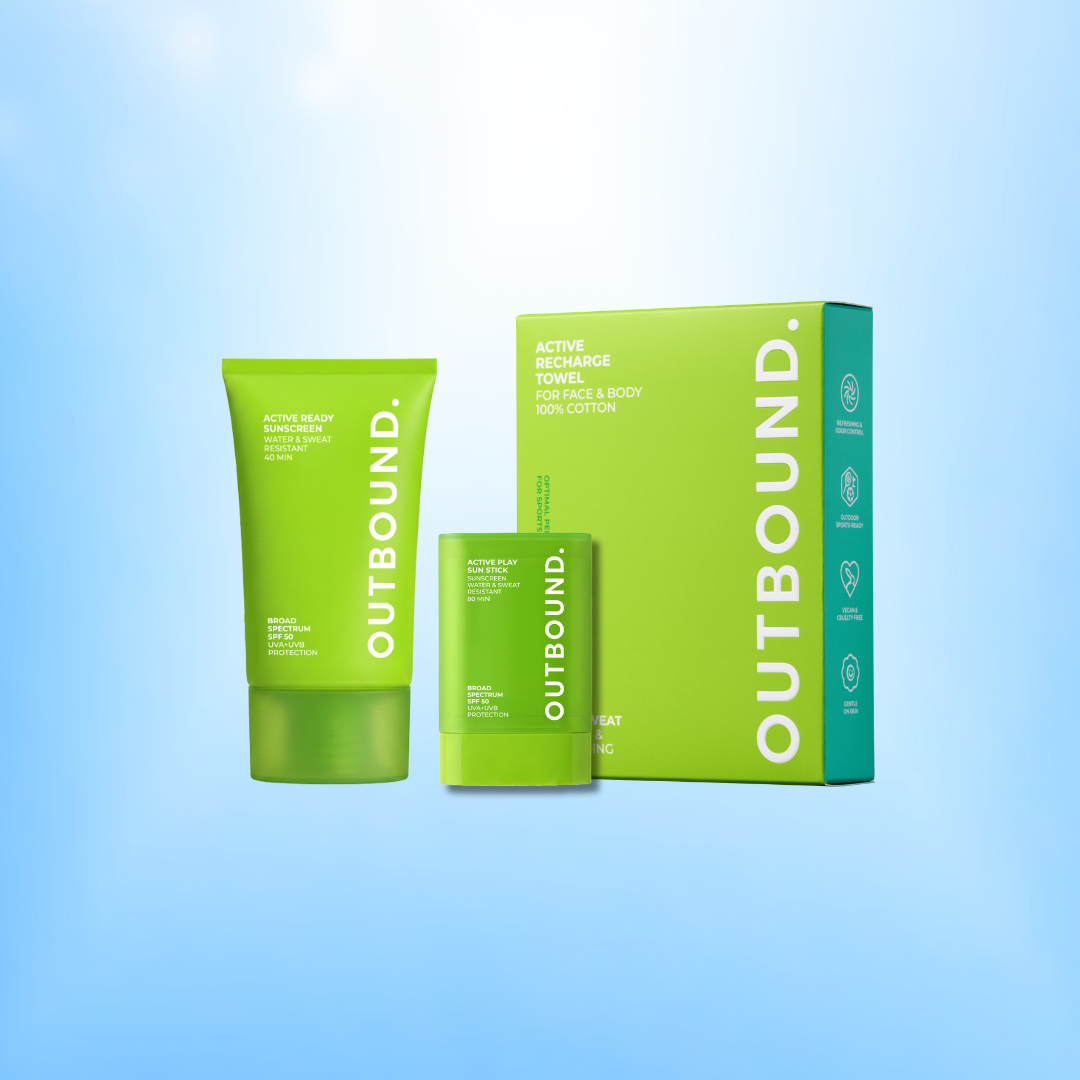 Outbound Journal Golf Sunscreen Set SPF 50 | Game Day Performance Trio | OUTBOUND ...